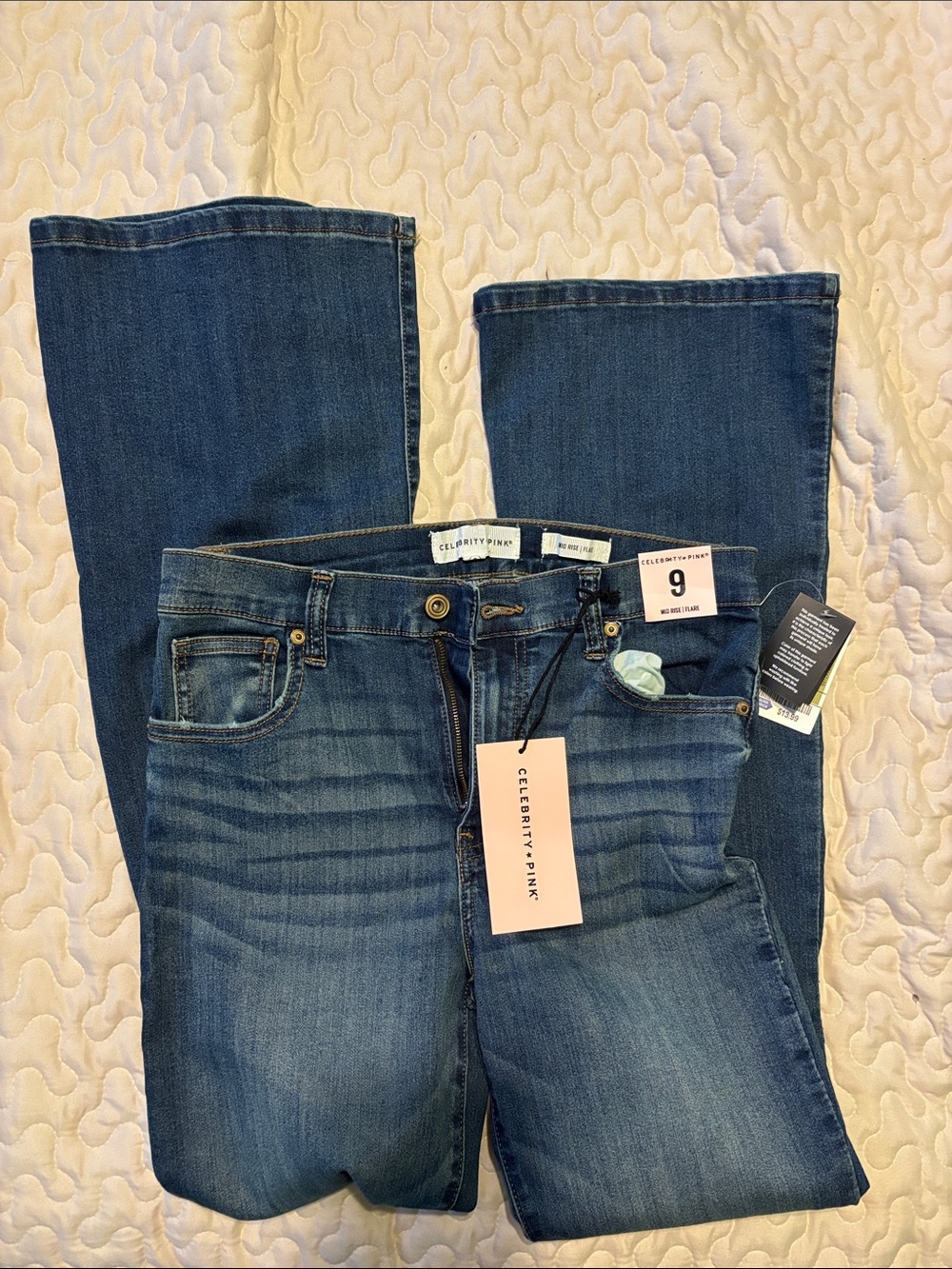 Celebrity Pink Women’s Dark Blue Bootcut Jeans
